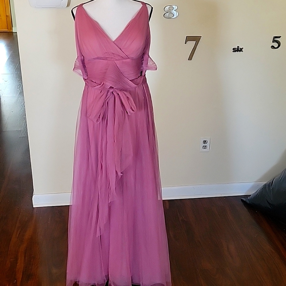 Mauve Sheer Ever Pretty Gown Size 3X